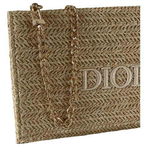 sac dior en paille|sac de luxe Dior.